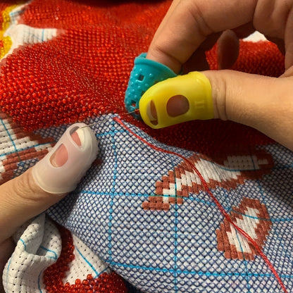 5/10pcs Thick Silicone Finger Cots – Money Counting and Page Turning Grip - Hiccupzz