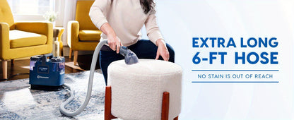 Vacmaster SCB301 400 Series Portable Spot Cleaner - 15Kpa Suction for Carpets, Upholstery, Pets & Rugs