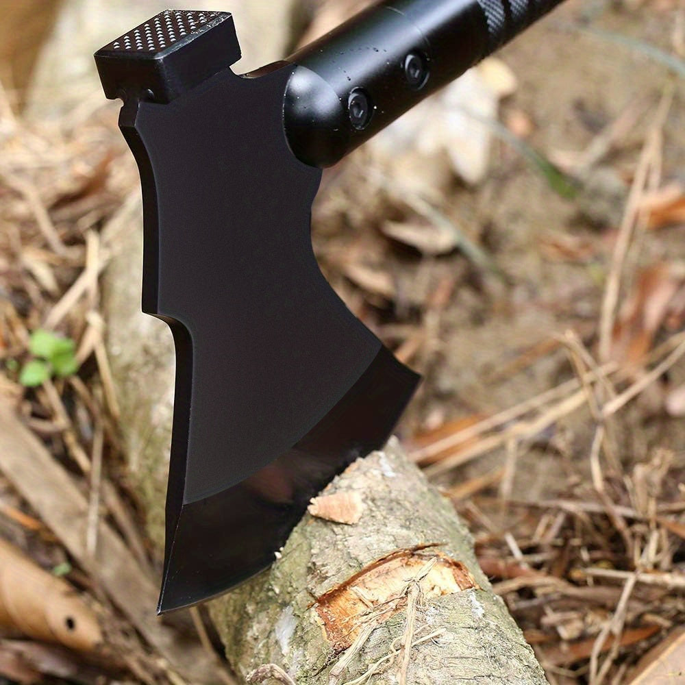 Survival Axe Kit - Camping Axe, Off-Roading Multitool Folding Hatchet with Hammer, Versatile Survival Axe