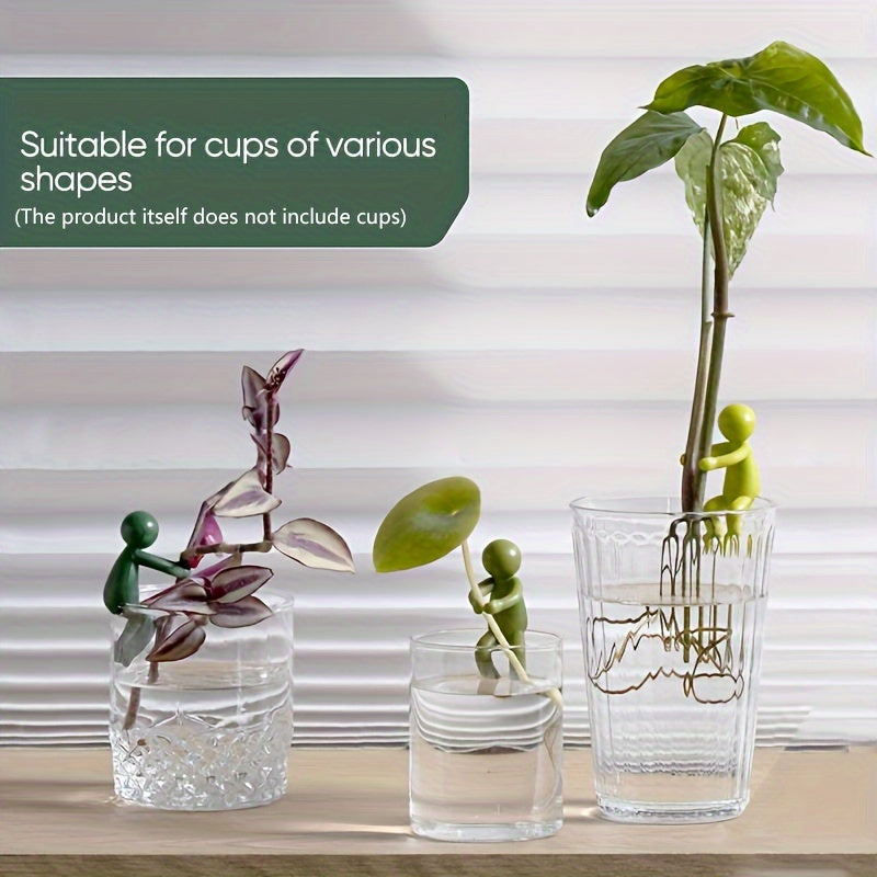 6 Pcs Adorable Plant Supports: The Propagation Buddy for Plants