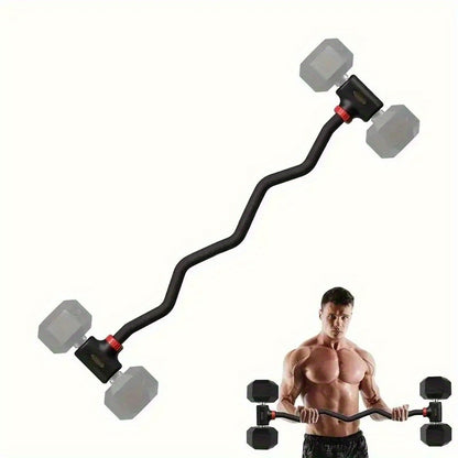 Adjustable Dumbbell to Barbell/Kettlebell Set for Full-Body Workout, 200lbs Capacity - Hiccupzz