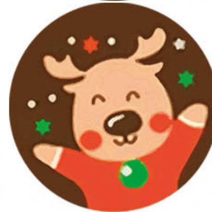 24-Pack Christmas Stickers: 8 Unique Holiday-Themed Designs for Gift Wrapping and Party Decorations - Hiccupzz