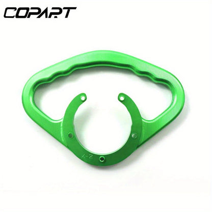 Kawasaki Passenger Fuel Tank Handle - Aluminum Alloy Armrest for Z800, Z1000, ER-6N, ER-6F, Ninja 300, ZX-6R, ZX-10R, ZZR1400 - Available in Black, Red, Blue, Green - Hiccupzz
