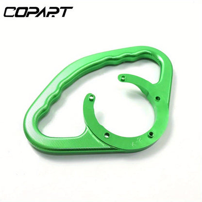 Kawasaki Passenger Fuel Tank Handle - Aluminum Alloy Armrest for Z800, Z1000, ER-6N, ER-6F, Ninja 300, ZX-6R, ZX-10R, ZZR1400 - Available in Black, Red, Blue, Green - Hiccupzz