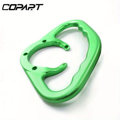 Kawasaki Passenger Fuel Tank Handle - Aluminum Alloy Armrest for Z800, Z1000, ER-6N, ER-6F, Ninja 300, ZX-6R, ZX-10R, ZZR1400 - Available in Black, Red, Blue, Green - Hiccupzz
