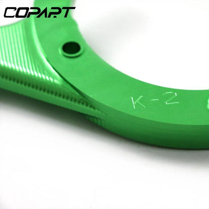 Kawasaki Passenger Fuel Tank Handle - Aluminum Alloy Armrest for Z800, Z1000, ER-6N, ER-6F, Ninja 300, ZX-6R, ZX-10R, ZZR1400 - Available in Black, Red, Blue, Green - Hiccupzz