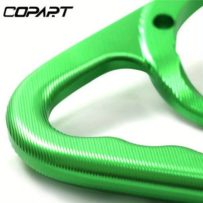 Kawasaki Passenger Fuel Tank Handle - Aluminum Alloy Armrest for Z800, Z1000, ER-6N, ER-6F, Ninja 300, ZX-6R, ZX-10R, ZZR1400 - Available in Black, Red, Blue, Green - Hiccupzz