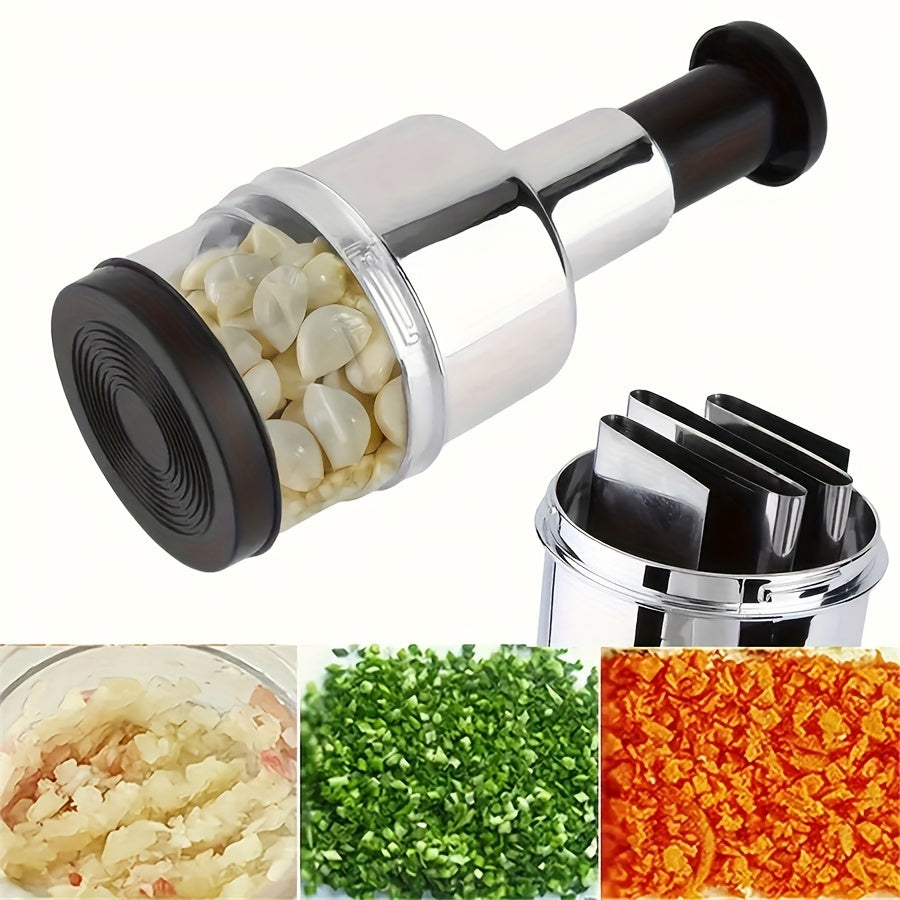 1 Pc Manual Garlic Press & Food Chopper