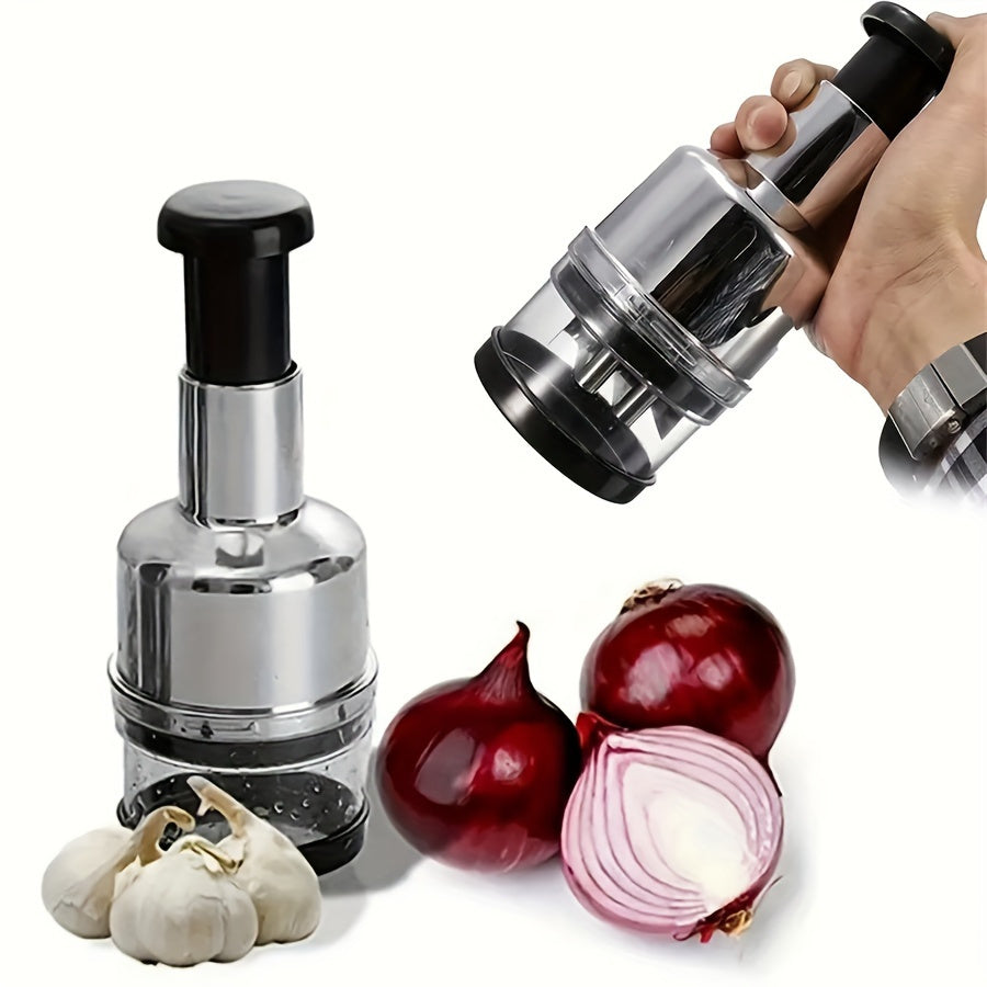 1 Pc Manual Garlic Press & Food Chopper