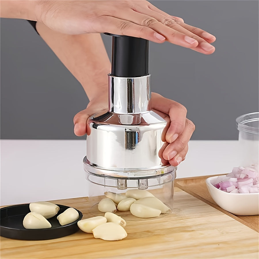 1 Pc Manual Garlic Press & Food Chopper