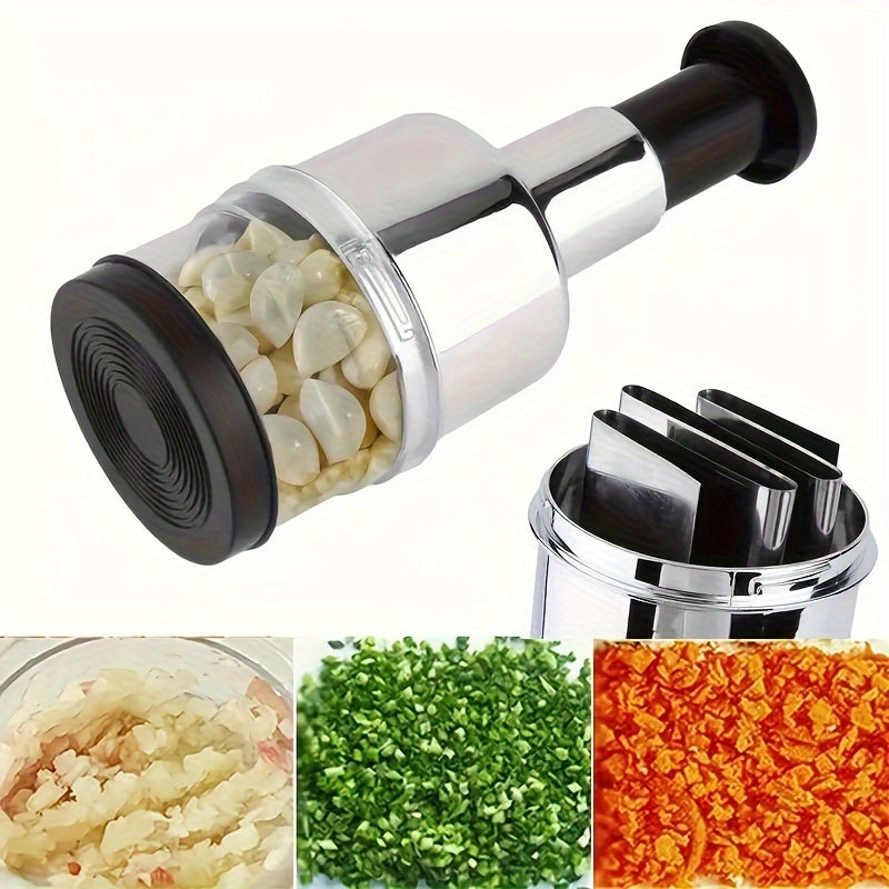 1 Pc Manual Garlic Press & Food Chopper