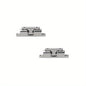 1 Pc/2 Pcs Stainless Steel Magnetic Door Latch - No-Drill Suction, Strong Magnetic, Anti-Collision, for Bedroom, Bathroom, Wardrobe, Cabinet