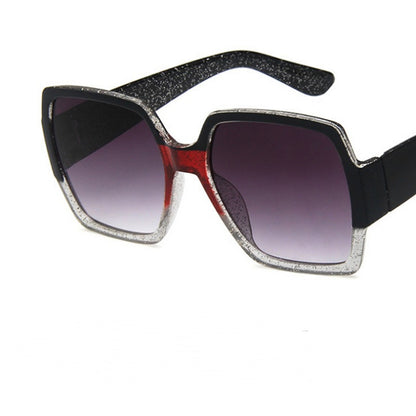 Colorful glitter sunglasses retro sunglasses - Hiccupzz