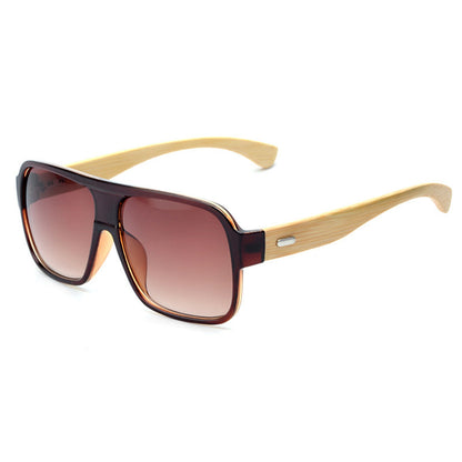 Wooden square sunglasses - Hiccupzz