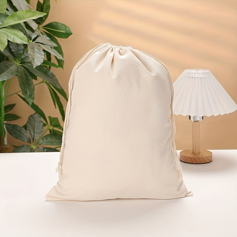 Canvas Drawstring Pouch: Versatile Storage for Jewelry, Party Favors, and Wedding Decorations