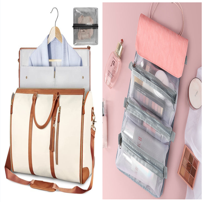 Large-Capacity Waterproof Travel Duffle Bag for Women – Foldable Clothes Tote