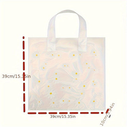 1 & 2 Pcs Waterproof Large Handheld Gift Bags – Ideal for Clothing, Cosmetics, Shopping, Party Favors, Wedding & Birthday Gifts, Craft Tote, and Party Supplies - Hiccupzz