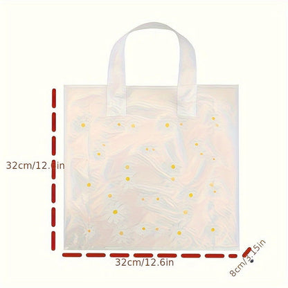 1 & 2 Pcs Waterproof Large Handheld Gift Bags – Ideal for Clothing, Cosmetics, Shopping, Party Favors, Wedding & Birthday Gifts, Craft Tote, and Party Supplies - Hiccupzz