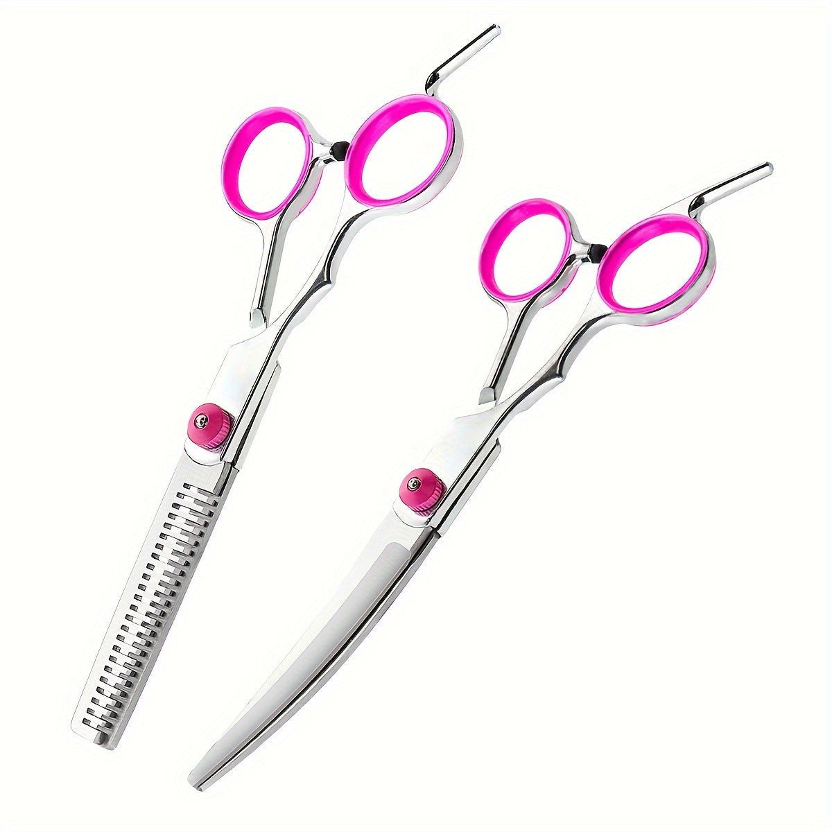 1 Pc/2pcs Professional Curved Dog Grooming Scissors – 1/2 Piece Set for Trimming and Cutting Dog Hair - Hiccupzz