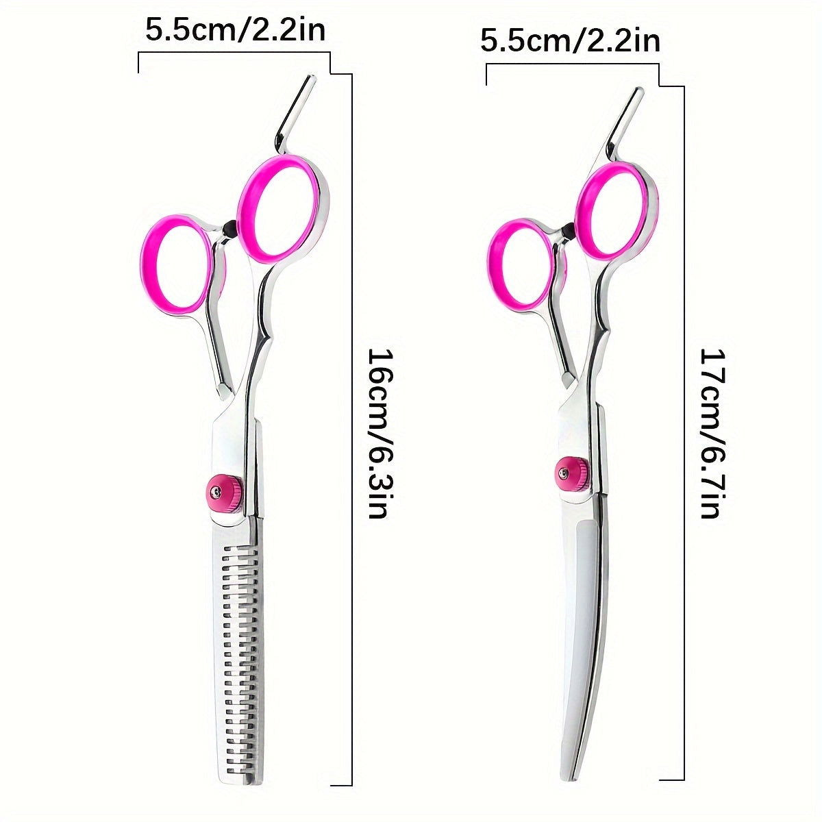 1 Pc/2pcs Professional Curved Dog Grooming Scissors – 1/2 Piece Set for Trimming and Cutting Dog Hair - Hiccupzz