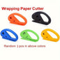 1 Pc / 3 Pcs Safer and Easier Wrapping Paper Cutter for Any Celebrations - Hiccupzz