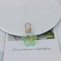 1 Pc, Acrylic Rainbow Butterfly Pendant: Versatile Keychain, Headphone, and Bag Pendant for Party Favors - Hiccupzz