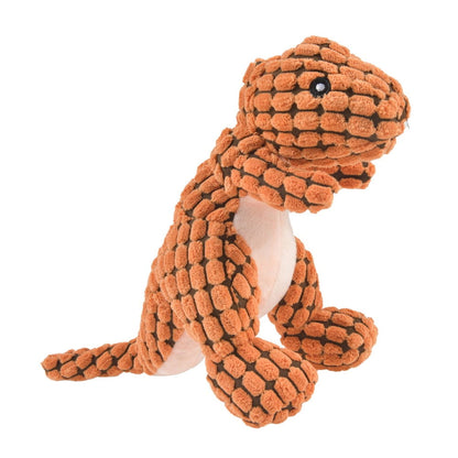 1 Pc Cats and Dogs Pet Plush Dinosaur Toys Interactive Dog Chew Toys Plush Stuffing Pet Supplies - Hiccupzz