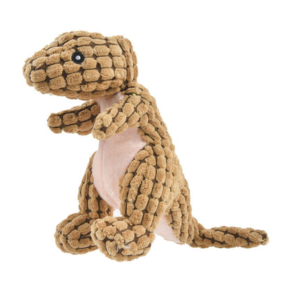 1 Pc Cats and Dogs Pet Plush Dinosaur Toys Interactive Dog Chew Toys Plush Stuffing Pet Supplies - Hiccupzz