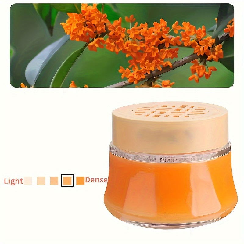 1 Pc Colorful Solid Aromatherapy Air Fresheners, Long-Lasting Fragrance, Multi-Purpose For Indoor, Car & Outdoor, 6.5cm/2.56in Diameter, Assorted Scents - Hiccupzz
