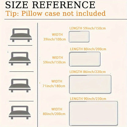 1 Pc Cool blanket Air Conditioning Quilt Light And Breathable, Skin-friendly, And Odorless, Suitable For Single And Double Bedroom - Hiccupzz