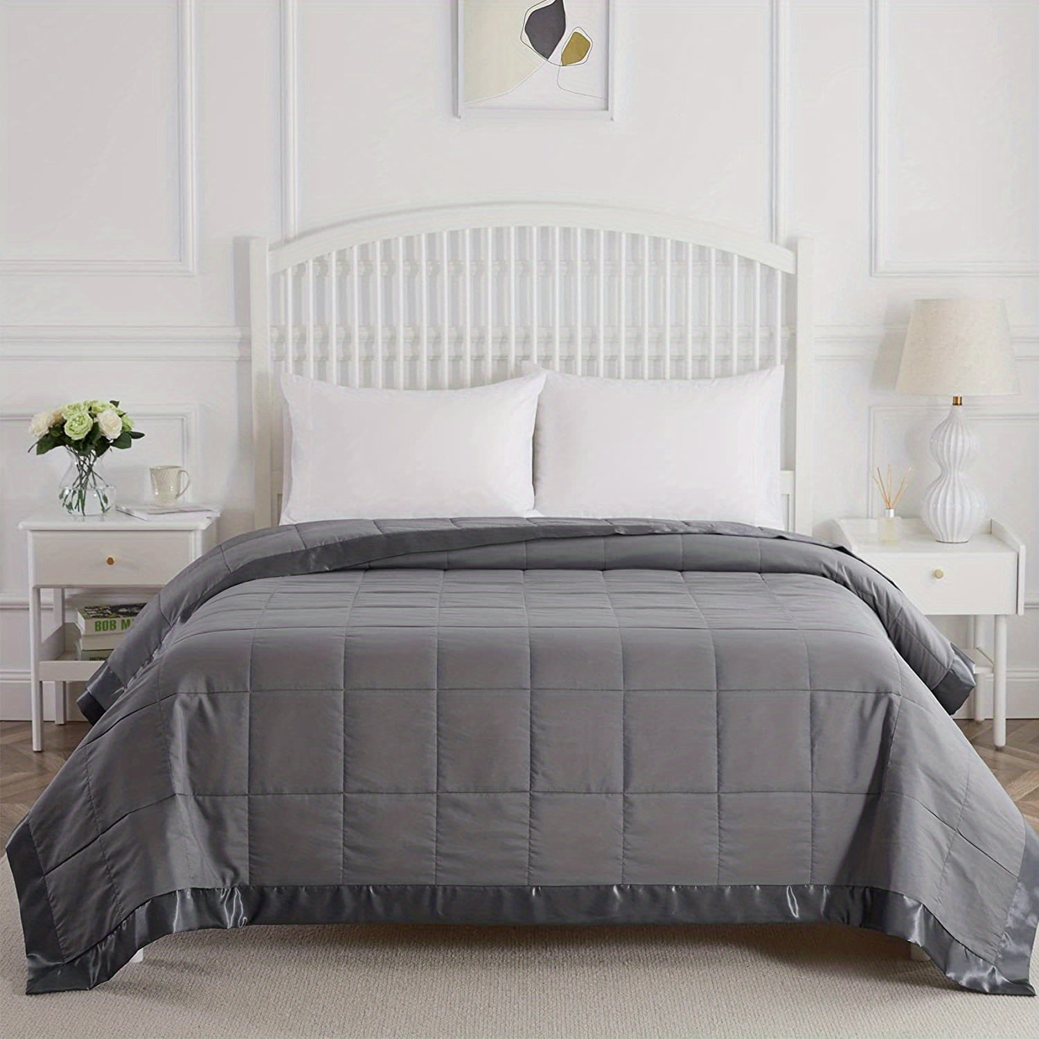 1 Pc Cooling Quilt For Hot Sleepers Breathable Soft Keep Cool Summer Blanket For Bed Couch Sofa Down Alternative Filling - Hiccupzz