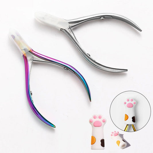 1 Pc Cuticle Nippers Nail Manicure Scissors - Hiccupzz