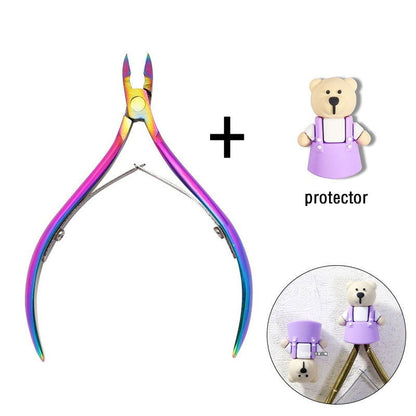 1 Pc Cuticle Nippers Nail Manicure Scissors - Hiccupzz