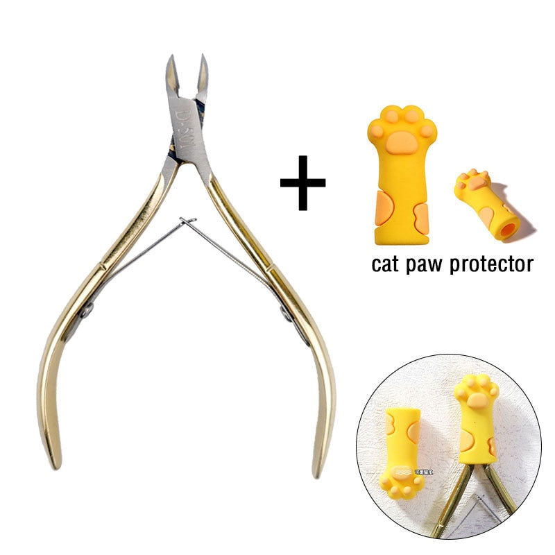 1 Pc Cuticle Nippers Nail Manicure Scissors - Hiccupzz