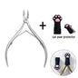1 Pc Cuticle Nippers Nail Manicure Scissors - Hiccupzz