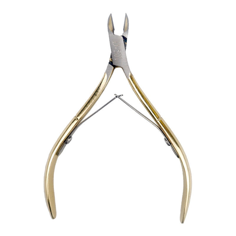 1 Pc Cuticle Nippers Nail Manicure Scissors - Hiccupzz