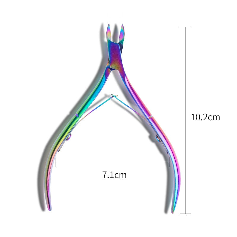 1 Pc Cuticle Nippers Nail Manicure Scissors - Hiccupzz
