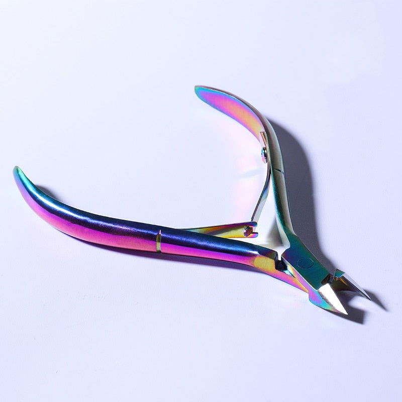 1 Pc Cuticle Nippers Nail Manicure Scissors - Hiccupzz
