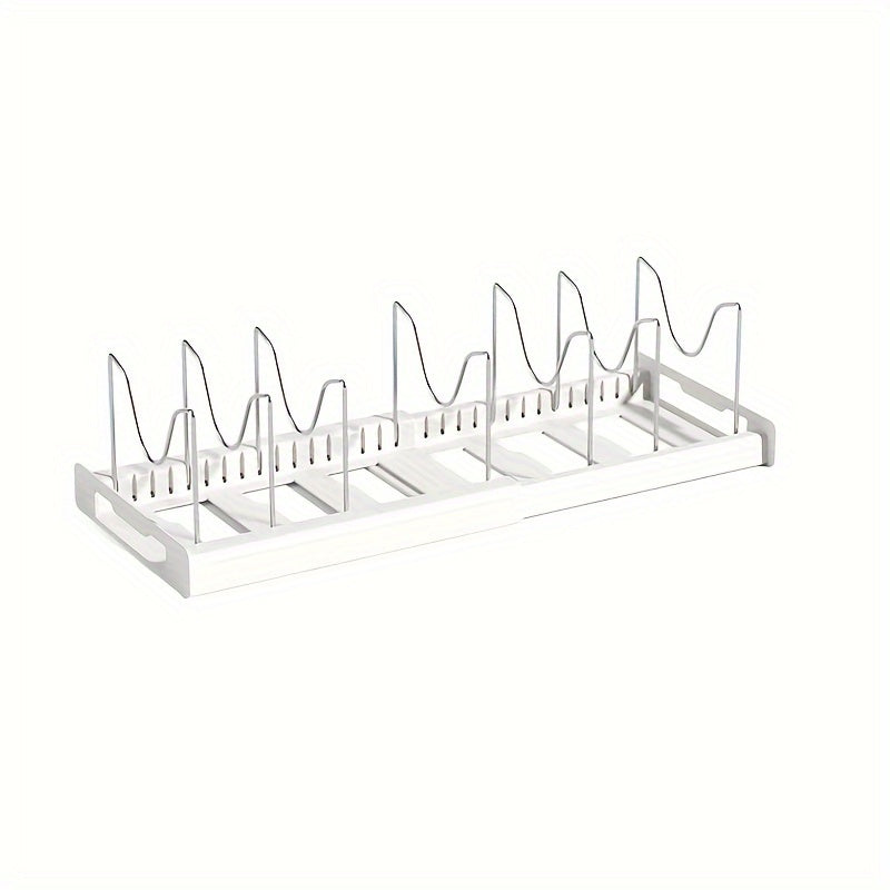 1 Pc Expandable Kitchen Cabinet Pot Organizer Rack - Hiccupzz