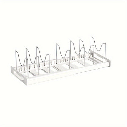 1 Pc Expandable Kitchen Cabinet Pot Organizer Rack - Hiccupzz