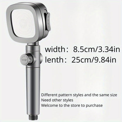 1 Pc Filtered RV Shower Head with One-Button Water Stop - Enjoy a Refreshing and Clean Shower Experience - Hiccupzz