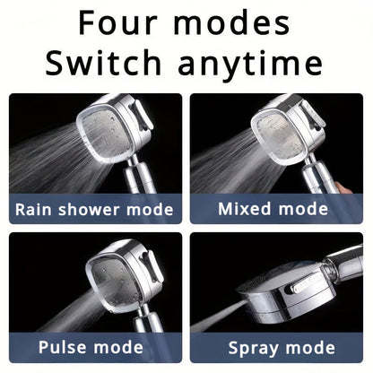 1 Pc Filtered RV Shower Head with One-Button Water Stop - Enjoy a Refreshing and Clean Shower Experience - Hiccupzz