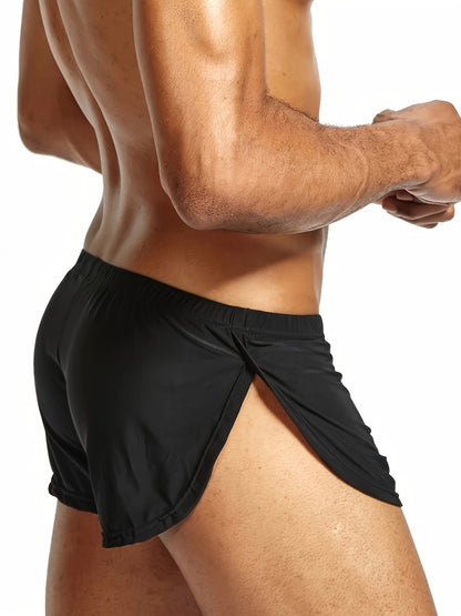 1 Pc Men's Split Design Boxer Briefs Breathable Comfortable Boxer Briefs Underwear - Hiccupzz