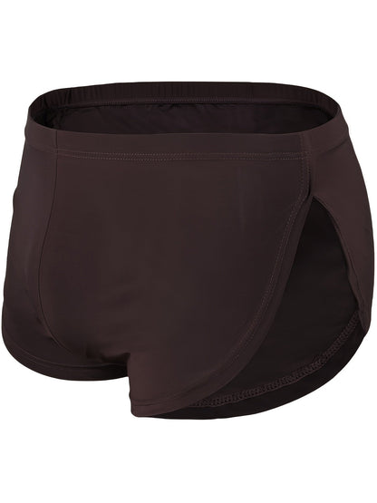 1 Pc Men's Split Design Boxer Briefs Breathable Comfortable Boxer Briefs Underwear - Hiccupzz