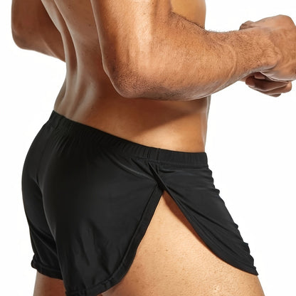 1 Pc Men's Split Design Boxer Briefs Breathable Comfortable Boxer Briefs Underwear - Hiccupzz