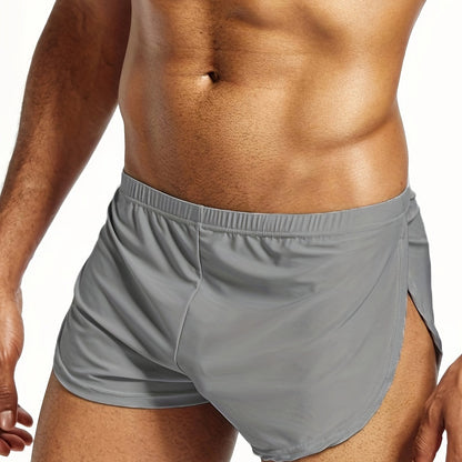 1 Pc Men's Split Design Boxer Briefs Breathable Comfortable Boxer Briefs Underwear - Hiccupzz