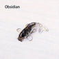 1 Pc, Natural Crystal Goldfish Figurine: Home Office Decoration and Amulet Sculpture - Hiccupzz