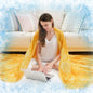 1 Pc Orhopui Cooling Blanket with Double Sided Cold Effect Bed Throw for Hot Sleepers Night Sweats, Skin-Friendly, Breathable, Always Stays Cold, Best Gift Idea - Hiccupzz
