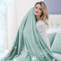 1 Pc Orhopui Cooling Blanket with Double Sided Cold Effect Bed Throw for Hot Sleepers Night Sweats, Skin-Friendly, Breathable, Always Stays Cold, Best Gift Idea - Hiccupzz