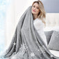 1 Pc Orhopui Cooling Blanket with Double Sided Cold Effect Bed Throw for Hot Sleepers Night Sweats, Skin-Friendly, Breathable, Always Stays Cold, Best Gift Idea - Hiccupzz
